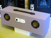 expand image of Claer portable transmission line speaker front view